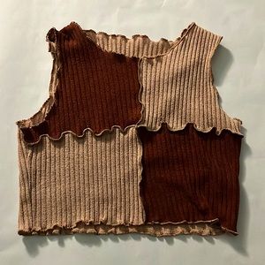 Cute light and dark brown shirt